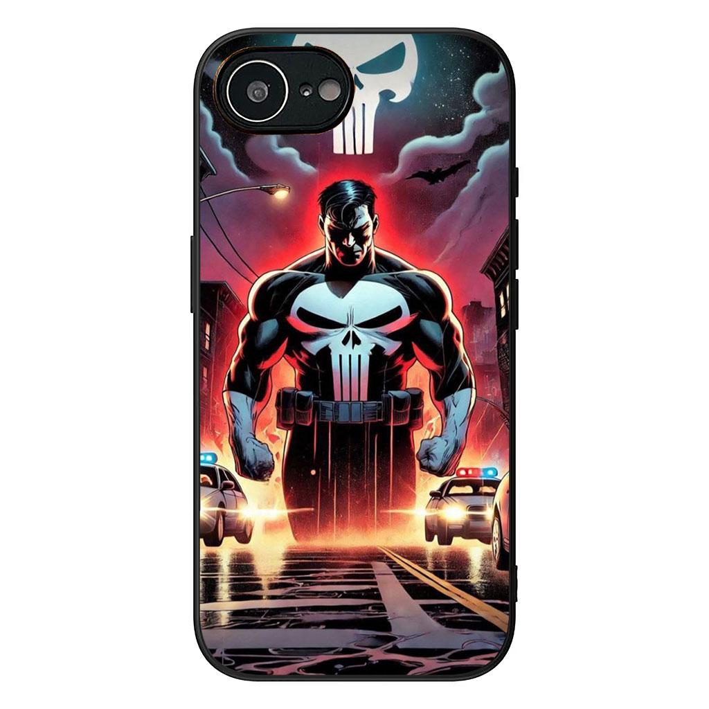 Die Marvel Punisher Schädel Hülle Handyhülle für Samsung Galaxy A56 A26 A36 A10 A20 A30 A31 A32 A50 A51 A52 A53 A33 A12 A14 Hülle