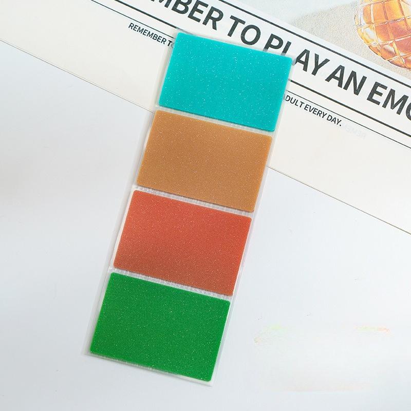 40sheet Pearl Index Tabs Sticky Note Transparent Page Markers Not Cover Text Premium Student Memo Pad Translucent Study Supplies