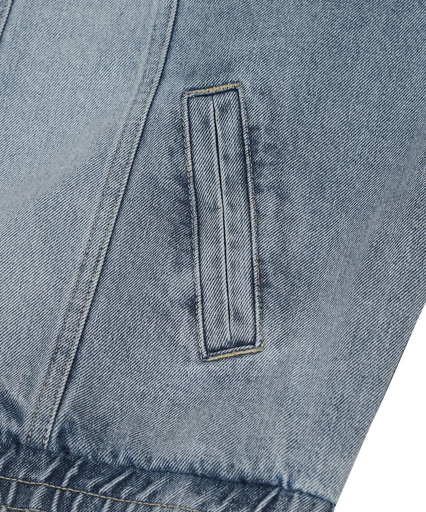Standarderror 87-Stan119 [Classic] Vintage Washed Work Denim Jacket Light Indigo