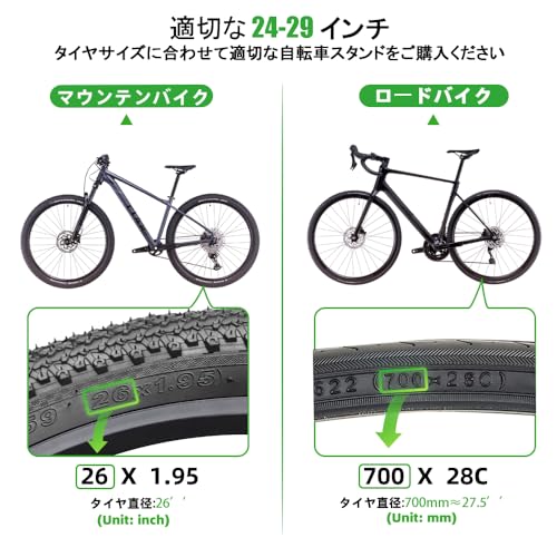 RBRL Universal Bicycle Kickstand, Suitable for 24-28 Inch Bikes, Height Adjustable Aluminum Alloy Bike Kickstand for Mountain Bikes, Road Bikes, and B