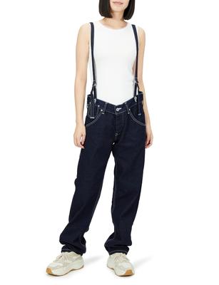 John Bull Jeans Spodnie robocze na szelkach Damskie