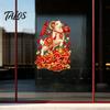 Spring Festival Storefront Decor 2027 Zodiac Sheep Window Decal, Vietnamese Happy New Year Static Sticker, Easy Apply Glass Surface Decorations