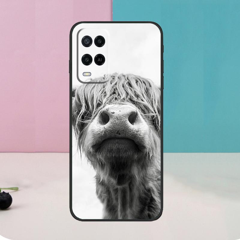 Highland Cows Case For Oppo A60 A80 A40 A15 A16 A17 A57 A94 A74 A54 A76 A96 A18 A38 A58 A78 A98 A5 A6 Pro