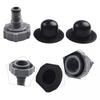 Practical Black Drain Valve for For draining Pool Hose Adapter 32mm P6H1419