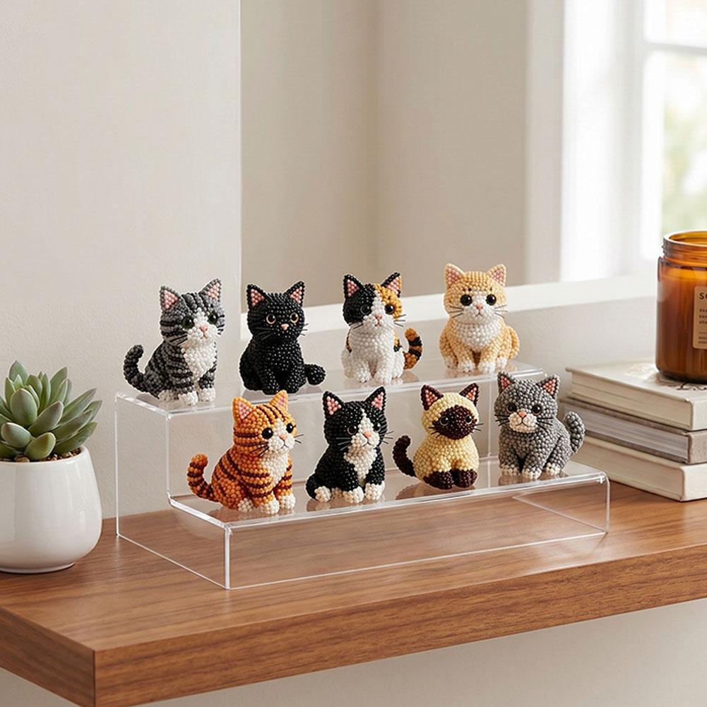 3D Diy Animal Beading Kit For Adults, Handmade Tiny 3D Beaded Animal Craft Kit, Cute Bead Set With Instructions For Creative