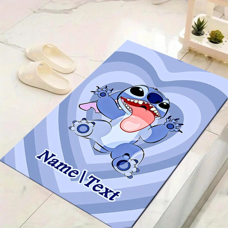Custom 1Pc Lilo Stitch Fantasy Island Rug Office Carpet Indoor Outdoor Entrance Doormat Nonslip Soft And Comfortable Living Room D916303