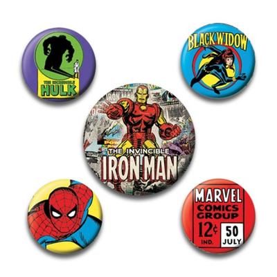 Set di distintivi di Iron Man (Confezione da 5)