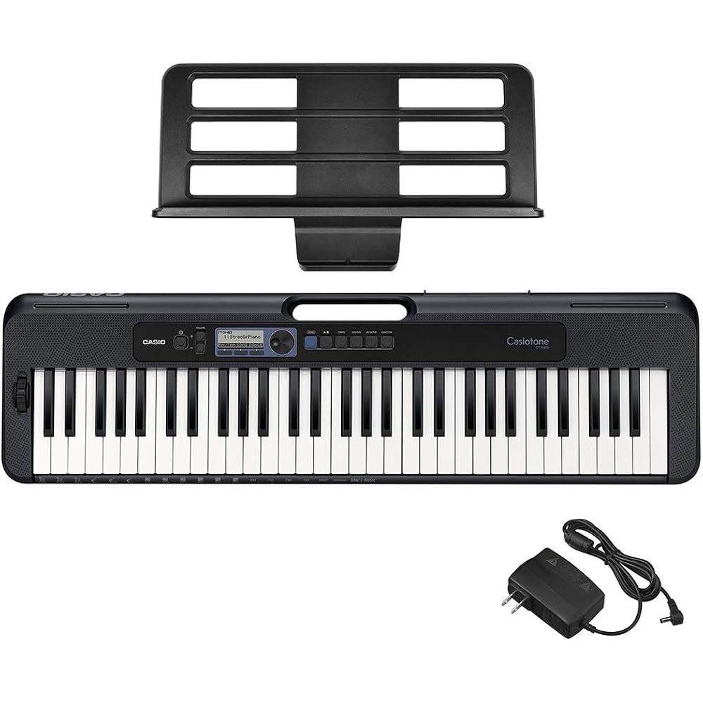 CASIO CT-S300 Black 61-Key Casiotone Keyboard Digital Piano