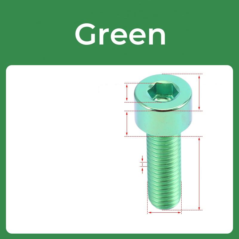M5 M6 M8 Klasse 12.9 Kleurrijke Titaniumlegering Zeskantbout Fiets Motor Bout Fietsaccessoires