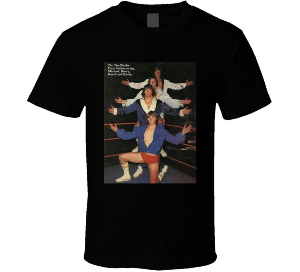 The Von Erich Family Vintage Photo Wrestling Fan T Shirt S