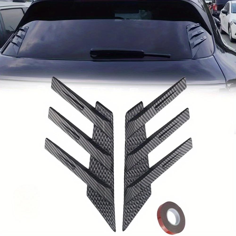 1 Pereche Autocolant Decorativ Parbriz Spate Mașină Trim Splitter Lateral Jaluzea Geam Parasolar Spoiler Lateral Splitter Geam Spate