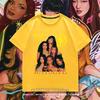 Katseye Kpop T Shirt Unisex Short Sleeve Top Boys Girls Megan Daniella Manon Lara Sofia Yunchae Idol Fan Collect Daily Clothes