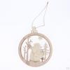 3D Reindeer Snowman Letter Wooden Pendent Hanging Christmas Ornament Reindeer/Snowman/Santa/Seasons