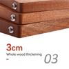 Double-sided Ebony Wood Chopping Blocks Antibacterial Vegetable Cutting Board  Meat Fruit