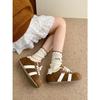 Small red retro platform snow cotton shoes women's winter warm outer wear non-slip velvet training shoes
