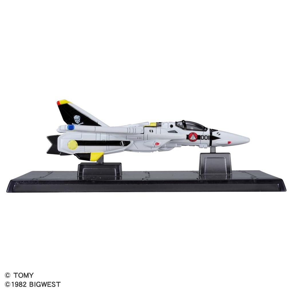 TAKARA TOMY Tomica Premium Unlimited Super Dimension Fortress Macross Valkyrie Miniature Car Toy for Ages 6 and Up VF-1S (Roy Focker's)