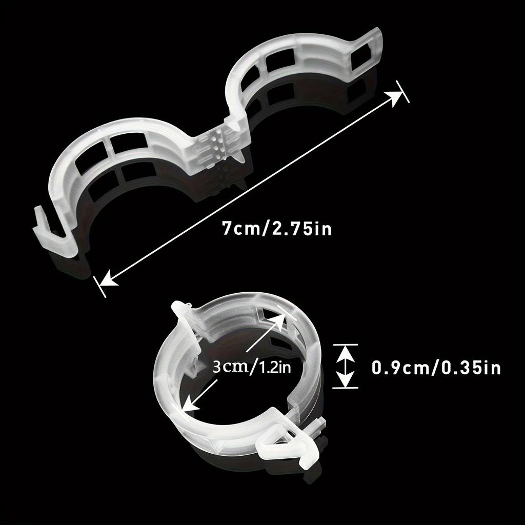 Plastic Plant Support Clips,Plastic Clips for Securing Plants,Tomato Vine Clips,Plant Fixing Clips,Garden Clips for Climbing