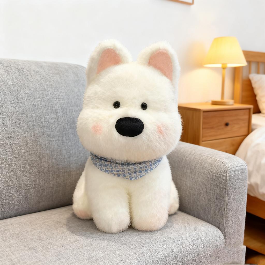 Puppy Doll: Checkered Scarf  Tender Blush, Soft And Cute And  Appearance, Taking Care Of Your Warmth And Cuteness