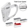 Toilet Paster Buffering Protective Antislip Toilet Cover Gasket Bumper Self-adhesive Cushion