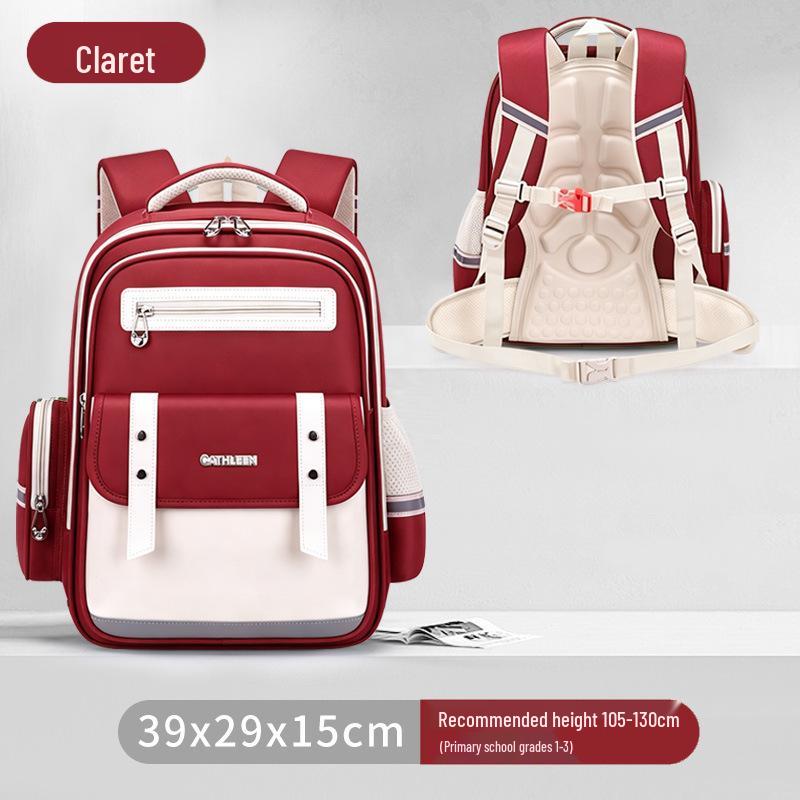 Cloud Schoolbag: Large Capacity, Lightweight Backpack for Grade 1-6 Boys & Girls