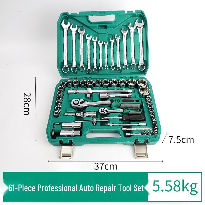 82-Piece Professional Auto Repair Ratchet & Wrench Tool Set