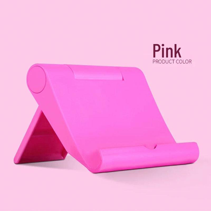 Universal Desktop Rotating Phone & Tablet Stand - Foldable Holder with Multi-Angle Adjustment
