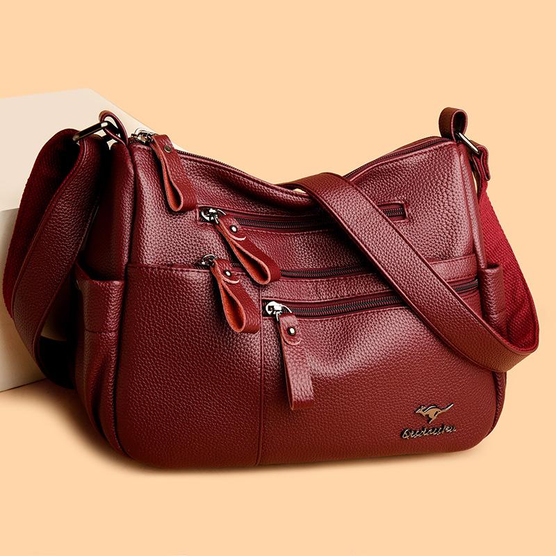 Módní velkokapacitní taška pro maminky středního věku, crossbody taška, dámská taška přes jedno rameno