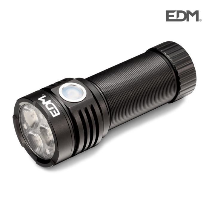 Lampe Torche - GREENICE - LED 3 Leds - 30W - 3300Lm - Rechargeable USB