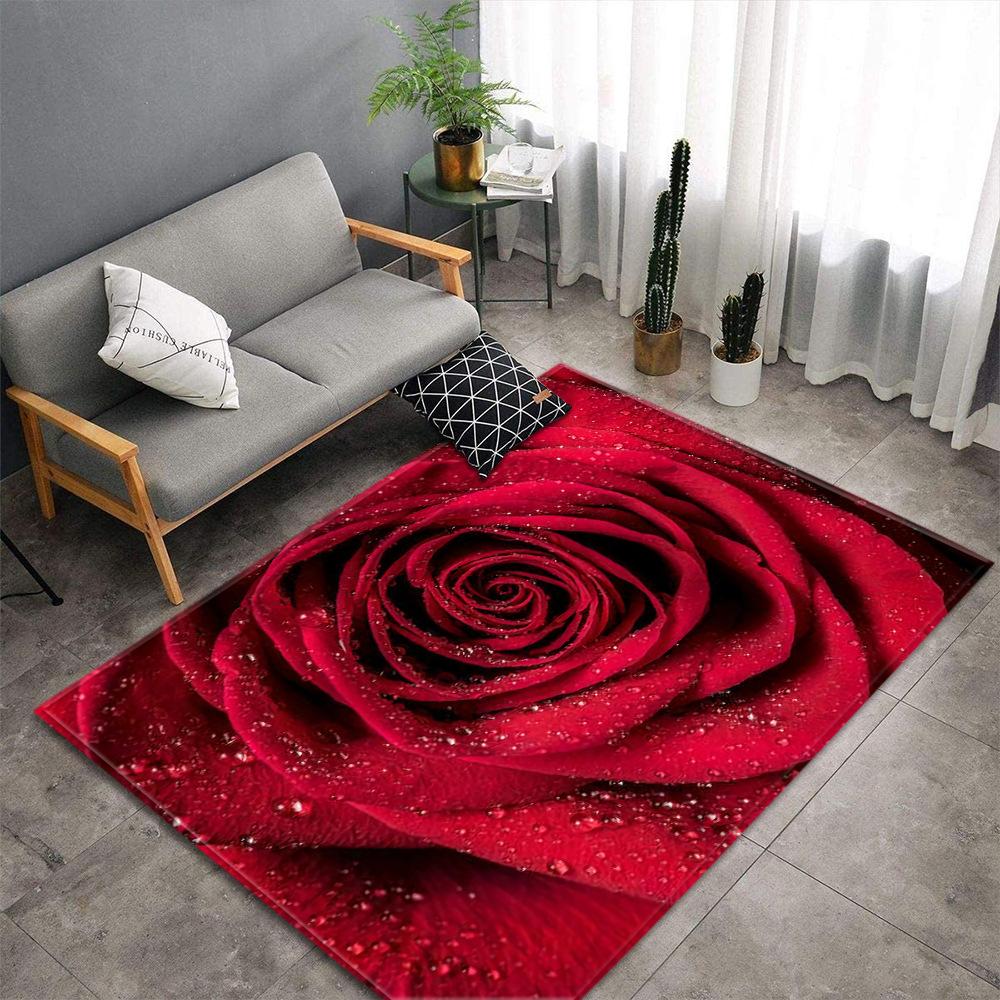 Flamingo Large Carpet Feather Wind Bedroom Floor Mat