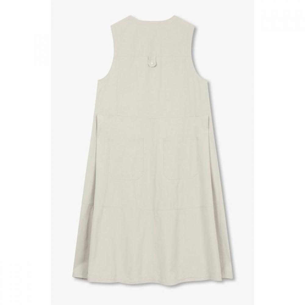 Studio Tomboy Women Cargo Pocket Sleeveless Dress 9106241223