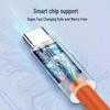 120W Fast Charging Type-C Cable for Huawei, Xiaomi, Oppo - Thickened Design, 6A Current