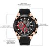 Megir Men Sport Watch Relogio Masculino Blue Silicone Strap Mens Watches Top Brand Luxury Luminous Waterproof Quartz Watch Man