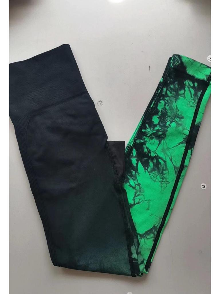 Gradient High Waist Yoga Leggings: Fat Burning, Hip Lifting, Tummy Control Fitness Pants