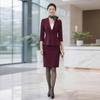 Women's 3/4 Sleeve Three-Piece Professional Suit