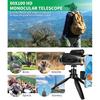 Monocular Telescope 80x100 High Power with Smartphone Adapter Tripod Larger Vision Monoculars for Adults with BAK4 Prism & FMC Lens Suitable for Bird