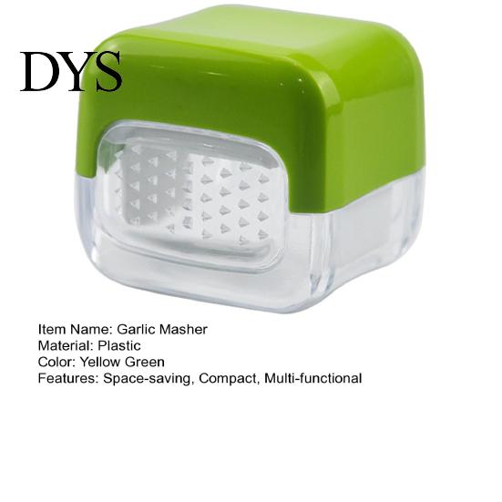 Small Box Garlic Chopper Press Masher Cube Tool BPA-Free Stainless Steel Blades Minces Ginger And Mincer Slices Easy to Clean Store Durable