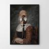 Poster Portrait Gas Mask Pop Art