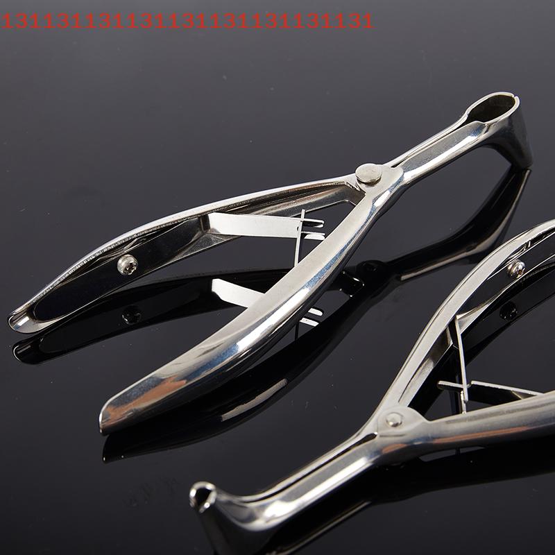 Adult/kids Two Styles Nose Mirror Ear Canal Dilator Stainless Steel Speculum Nostril Nose Pliers Nasal Dilator