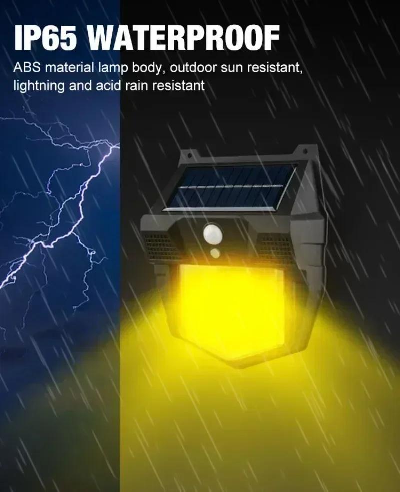 Solar Tungsten Wall Light Human Induction Light Outdoor Waterproof Garden Villa Lighting lamp Landscape Night Light