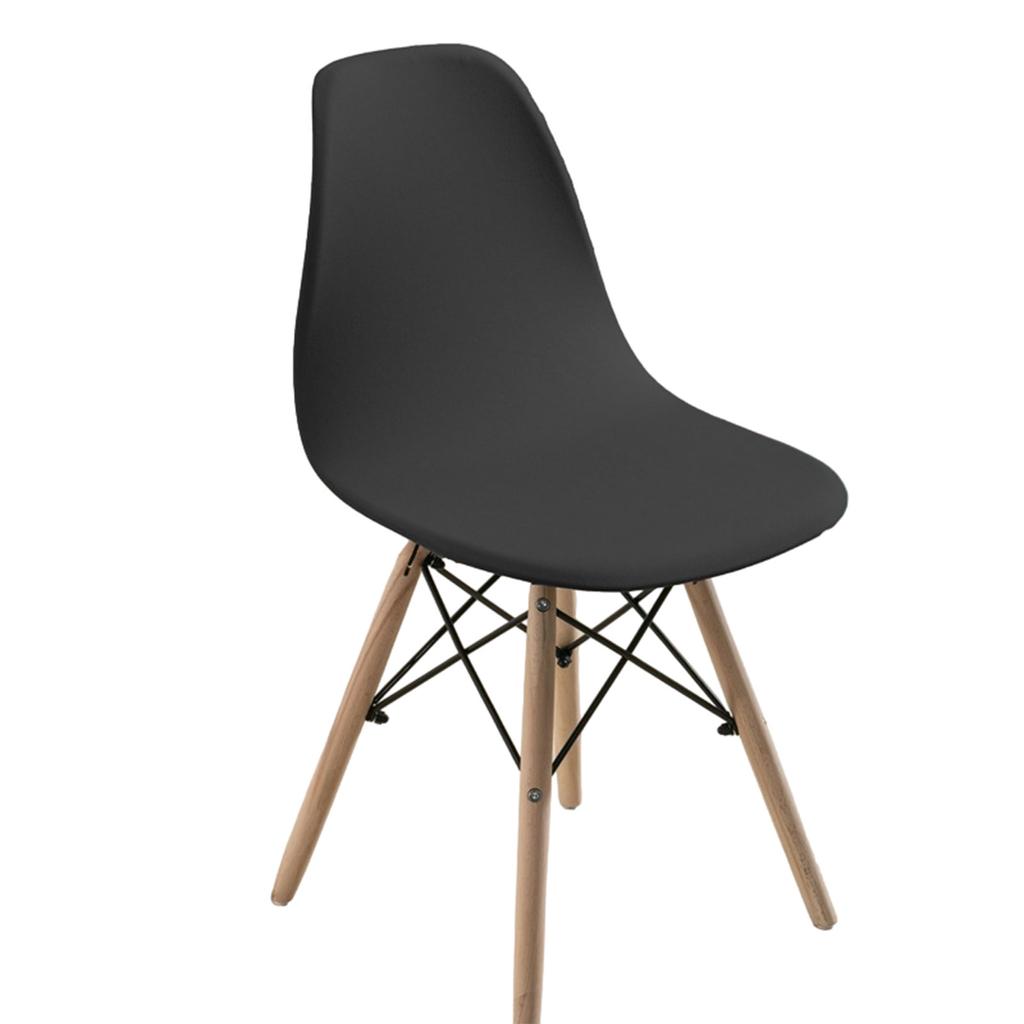 Stretchable Solid Color Chair Cover Shell Chairs Soft Milk Silk Easy Clean Dustproof Removable Washable Chair Cover