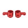 Garsent Metal Upper Lower Swing Arm Steering Cup Set for WPL D12 RC Replacement Aluminum Alloy High Strength RC Upper Lower Arm Steering Cup Set Car,