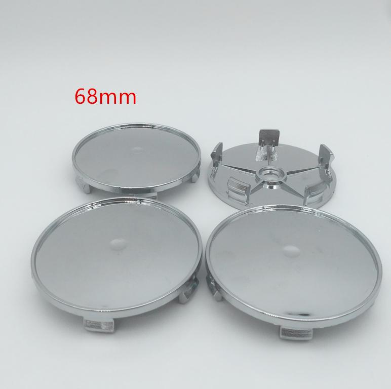 4pcs 56mm 60mm 65mm 68mm Car Wheel hub Center Cap emblem Badge covers sticker Decals no logo for Paste Wheel Center