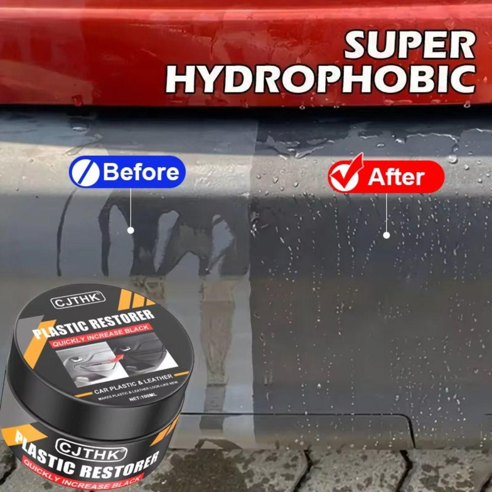 Dustproof Car Plastic Restorer Back To Black Gloss Coating Agent  Interior Leather & Panel