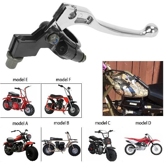 FVRITO Left Brake Handle Clutch Lever Perch For 98Cc 196Cc 6.5HP 5.5Hp Coleman CT200U BT200X Trail 200 CC100X CT100U Baja Motovox Mini Bike