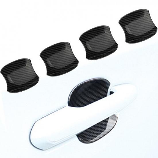 ABS Carbon Fiber Door Handle Cup Protector Accessories For - Toyota RAV4