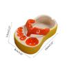 Mini Dessert Plate 5 Compartments Ashtray Flip-Flops Dishes Plates for Fries