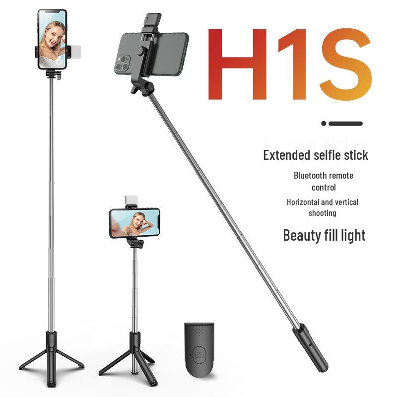 Bluetooth selfie tyč: Přenosný teleskopický stativ pro fotografování mobilním telefonem a živé vysílání