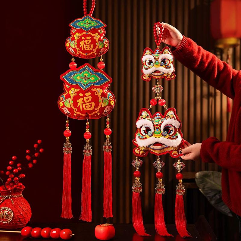 Year New Tet Decoration Hanging Pendant With Tassel Chinese Lunar New Year Ornament Spring Festival Cny Decoration