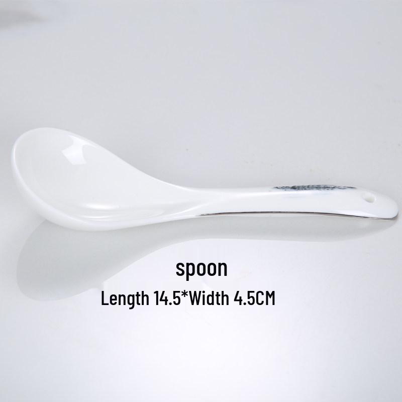 Креативный керамический набор посуды: Тарелки и глубокие тарелки с серебряным ободком, костяной фарфор