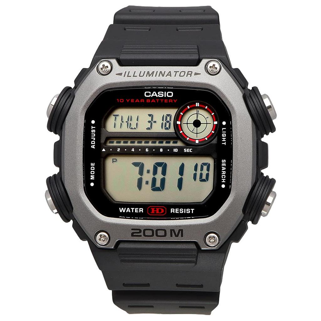 Casio Standard Digital Watch DW-291H-1AV Men's Black Overseas Model [Parallel Import]